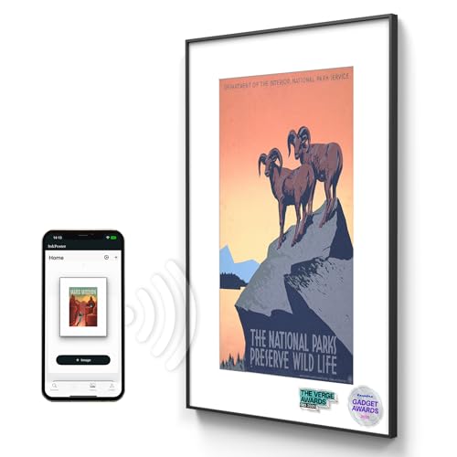 Image of Affresco 31.5 inch - Color Screen E Ink Spectra 6 - Up to 1 Year on One Charge - Paper-Like and Health-Conscious: Silent, no Blue Light - Aluminium Body - Thousands of Artworks in Application