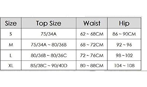 Conjunto de biquíni com estampa de 2 peças e stretch colorido e colorido, 1, Large