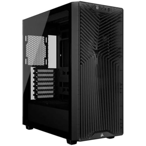 Image of CORSAIR 3200D RS Mid-Tower PC Case - 3X RS120 PWM Fans Included, GPU Anti-sag Stabilization Arm, ASUS BTF, MSI Project Zero, Gigabyte Project Stealth - Smoke