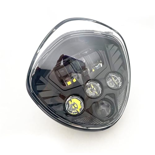 Phare LED noir pour moto Victory Cross Country et Vegas à 8 billes