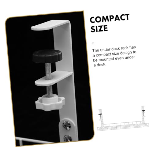 SECFOU Bandeja para Gestión de Cables de Escritorio 500mm No Requiere Taladro Organizador de Cables para Oficina y Hogar miniatura 3