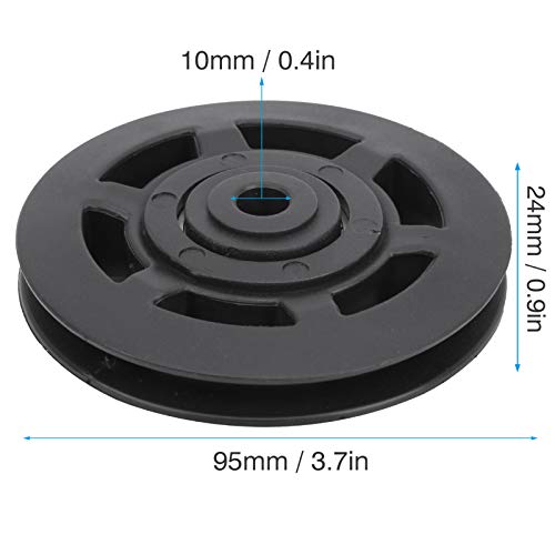 Bearing Pulley Wheel 10Pcs/Set 95mm Nylon Bearing Pulley Wheel Replacement Gym Fitness Equipment Combination Fitness Products by Keenso - Image 2