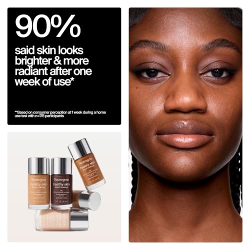 Neutrogena Skin Liquid Foundation Makeup, Natural Ivory 300C, 1 fl. oz | Broad Spectrum SPF 20 Sunscreen, for Lightweight, Medium Coverage Foundation, Pro-Vitamin B5 - image 5