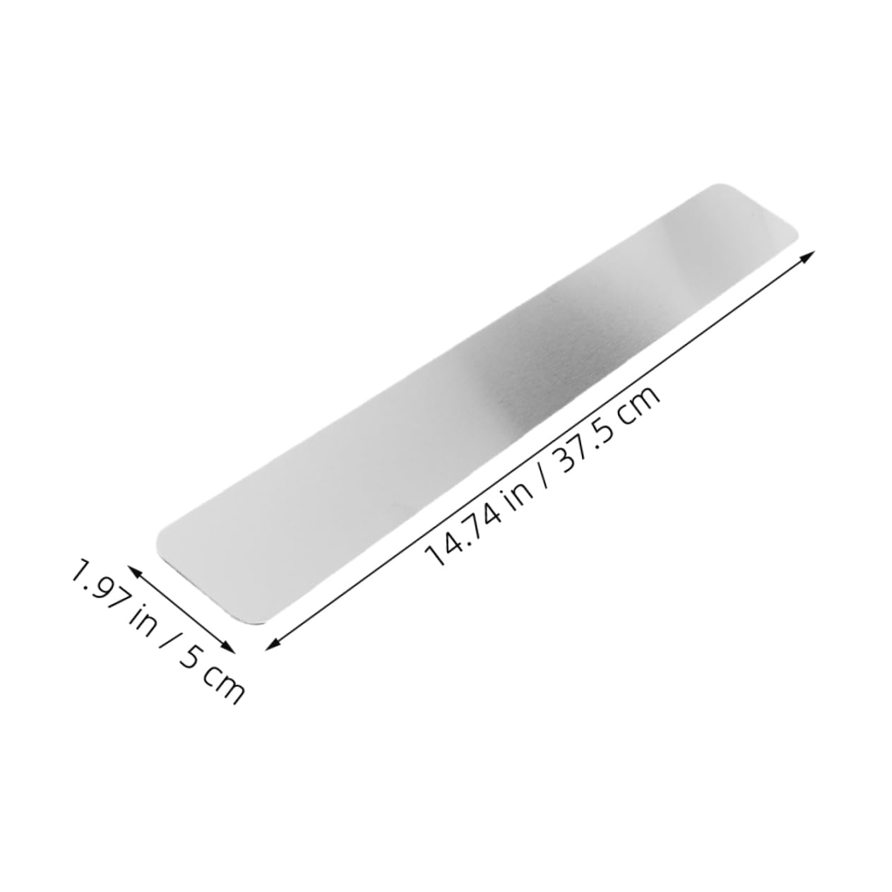 Angoily 4pcs Adhesive Bulletin Board Strips Display Plates for Photos Notes Announcements Versatile Memo Board for Office Home School Cafe