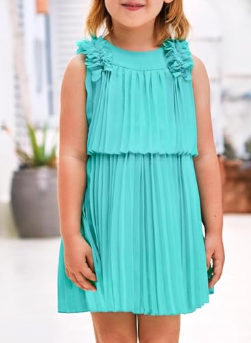 Mayoral Pleated Dress for Girls Jade4