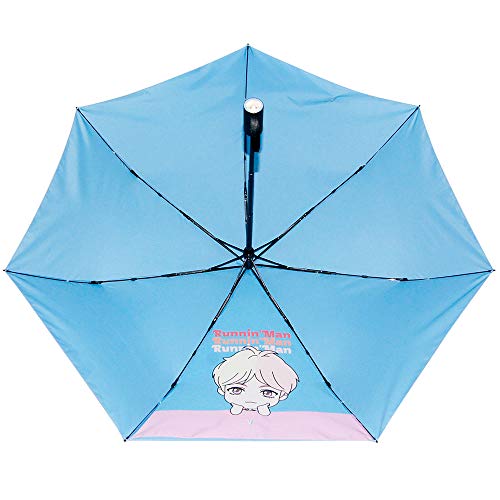 BTS Official licensed Product. BTS Character & Sound source AOAC Folding Umbrella_RM, Jin, SUGA, j-hope, Jimin, V, Jung Kook (Blue)