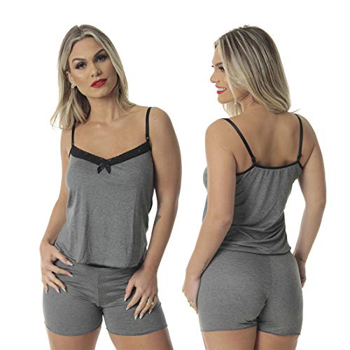 Kit 2 Short Doll Vivi (G, CINZA/MARINHO)