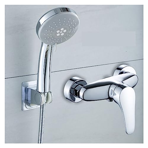 Système de pluie mural haut de gamme avec mitigeur thermostatique numérique chromé