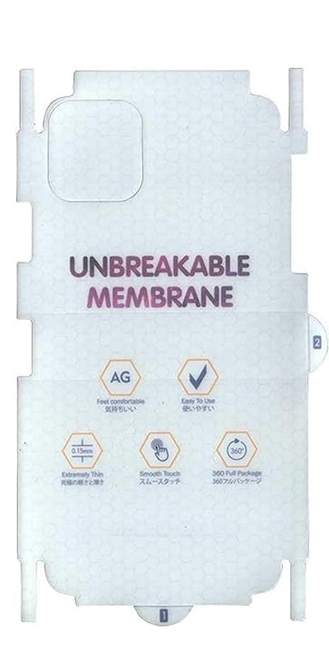 Image of FlexArmor Back Protector - Ultra-Durable TPU Membrane Scratch Guard(Back & Sides) (Compatible with Samsung S22 Ultra)