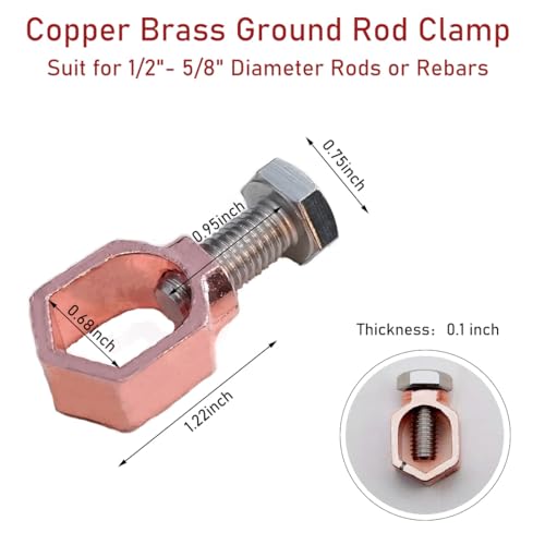Conector mecánico para varilla Copperweld 2 Imagen adicional