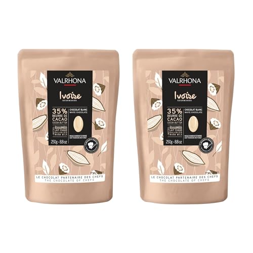 Valrhona Premium French Baking Creamy White Chocolate Discs ...