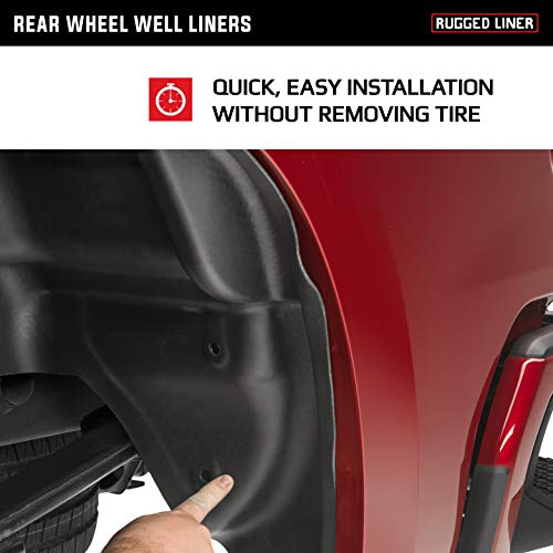 Rugged Liner Rear Wheel Well Liner WWD19 Fits 20172022 Dodge Ram