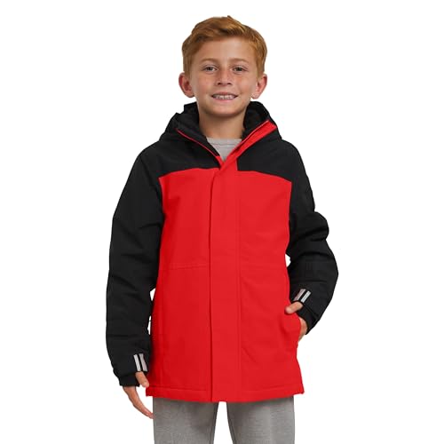 Lands' End Boys' Squall Waterproof Fleece Lined Insulated Jacket