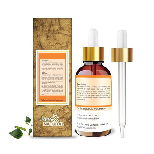 Image of Crysalis Birch (Betula) Oil|100% Pure & Natural Undiluted Essential Oil Organic Standard For Skin & Hair Care - 30ML With Dropper