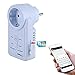 Ftvogue Smart gsm Presa per Presa di Corrente con sensore di Temperatura SMS Command Control