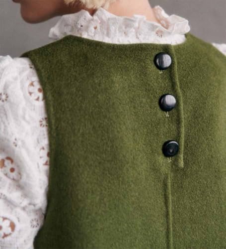 Women's Casual Loose Tank Dress Crew Neck Sleeveless A-Line Pullover Dress4