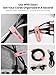 TOPK 20PCS Silicone Cable Organizer, Reusable Cord Organizer Management Ties with Thickened and Widened High Elasticity Eco-Friendly Materials for Multiple Cable Management [5 Colors]