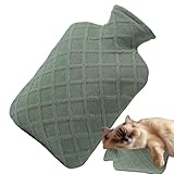 Missmisq Wärmflasche 1,2 Liter | Wärmekissen Für Krämpfe - Abnehmbar Auslaufsicher 4-6 Stunden...