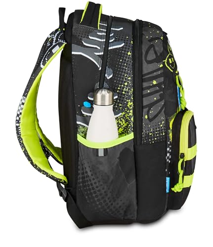 Mitama Zaino New Plus Urbansmile, Nero, Zaino Scuola Elementare, 30 L, Super Capiente, Ergonomico, Robusto, Per Bambino - 3