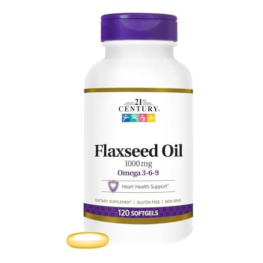 21st Century Flaxseed Oil 1000 mg Softgels