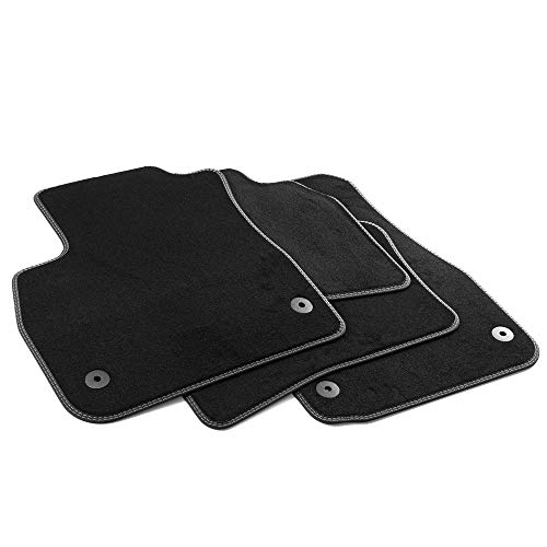 Tapis Opel Insignia B velours MTM PRO-7489 antidérapant avec bords similicuir