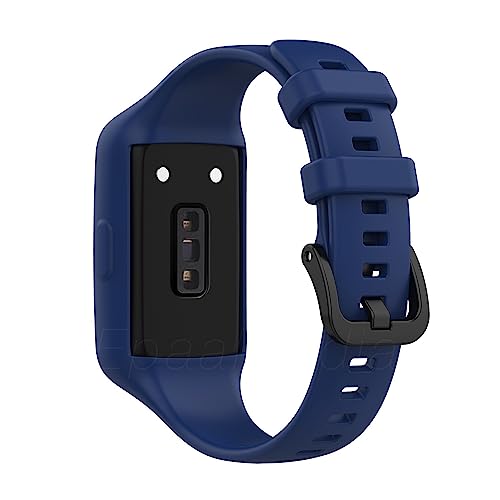 Image of Epaal Full Case Plain Strap for Honor Band 6 / Huawei Band 7 / 6 - Integrated TPU Watch Strap