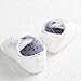Fire Frog Infant Baby Classic England PU Leather Soft Soled Anti-Slip Toddler Shoes White