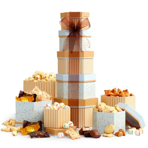 Chocolate, Caramel and Crunch Gift Tower