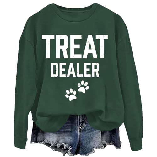 Sudadera con estampado de huellas de gato, sudadera con estampado de huellas de gato, sudadera con estampado de huellas de gato, verde, XL