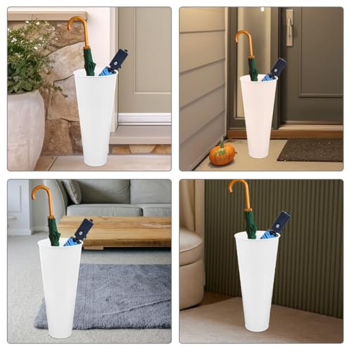 Seau porte-parapluies avec base récupératrice d'humidité efficace
