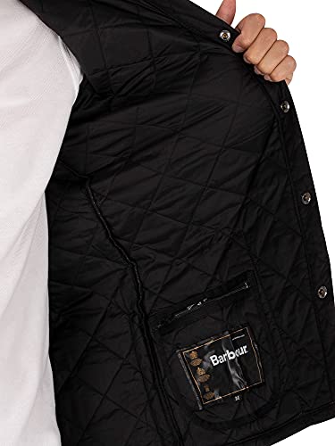 Barbour Men's Heritage Liddesdale Quilted Jacket Black Xs #TOP4
