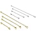 Necklace Extenders 6 or 8 Pack of Gold & Silver Tone Lobster Clasp extensions for necklaces and bracelets