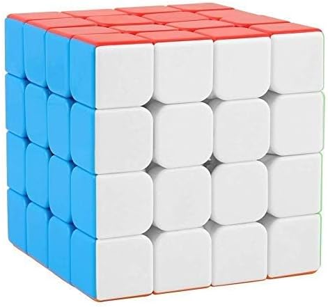 Fiddlys High-Stability Stickerless Speed Cube 4x4x4 | Smooth Rotation Puzzle Cube for Kids 6+ | Anti-Pop, Durable Magic Cube for Brain Development & Speed Cubing Practice
