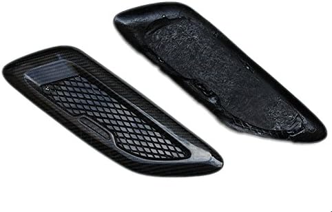 Eppar® New Carbon Fiber Hood Scoop 2PCS for Land Rover Ranger Rover Evoque 2011-2016