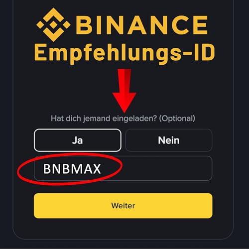 Page de couverture de Binance Empfehlungs-ID: BNBMAX – (Maximale Ersparnis)