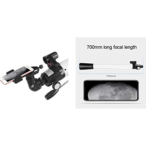 Telescopio refractor 700 mm con trípode y soporte smartphone miniatura 4