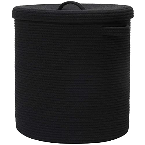 Image of GRATIFY boho Storage Organizer Foldable Wardrobe Cotton Mini Rope Laundry Basket Cloth Storage Box Baby Bucket Hamper New Born for Kitchen,Office Set,Room,planters,Dirty Clothes 2.17