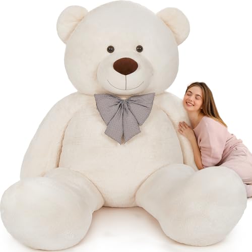 Image of MaoGoLan Giant Teddy Bear 10ft Stuffed Animal, Huge Jumbo Size 10 Feet Teddy Bear Plush, Charming and Fluffy Bear for Decorations, Celebrations,Valentines Day,Baby Shower,White