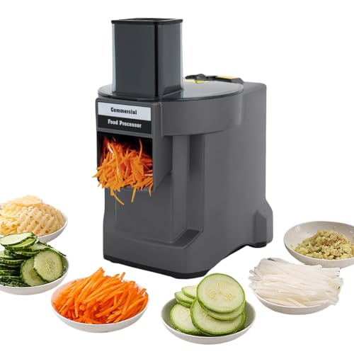 Procesador de Vegetales Eléctrico 3 en 1 de Acero Inoxidable