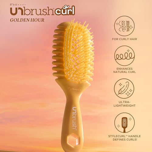 Image of FHI Heat UNbrush Curl Collection for Pain-Free Brushing & Curl Enhancing Styling for Curly Hair Types - Use on Wet Hair Only