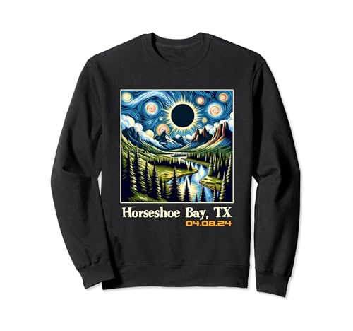 Outdoors Total Solar Eclipse Horseshoe Bay Texas Sweatshirt