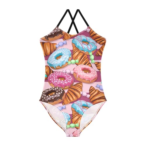 Image of Girls One Pieces Swimsuit Cute Beach Swimwear with Adjustable Strap 3-10 Years