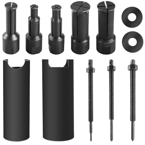 Extractor de rodamientos internos de 9-23 mm con 5 clips para rueda de motocicleta