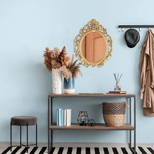 Mirrorize 20 X 24 Antique Gold Mirror For Living Room, Vintage Gold Framed Oval Mirror, Decorative Large Gold Mirror For Wall Decor, (Imp8568) #TOP5