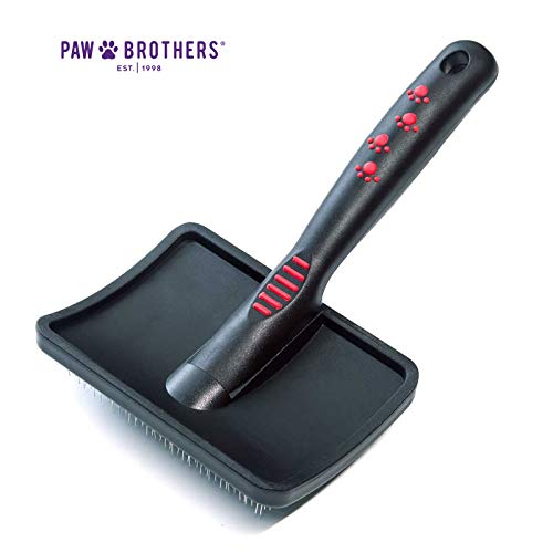 Ryan's Pet Supplies Paw Brothers Hard Pin Curved Slicker Brush For Dogs, Large, 4.5 In #TOP1