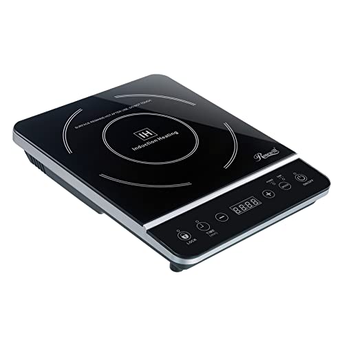 Image of Rosewill RHAI-13001 1800W Induction Cooker Cooktop with Stainless Steel Pot, Black