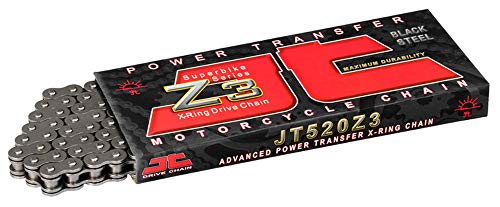 Cadena de transmisión para moto de 116 eslabones JT jtc520z3 116rl