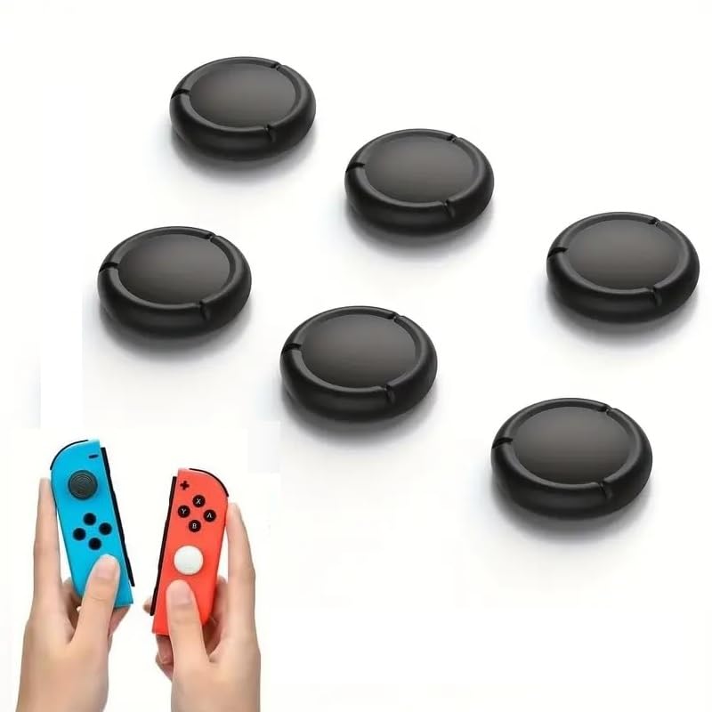 Cubierta Joystick Switch, Grips para Joystick, Fundas para thumbstick, Tapas para Pulgares de switch, joystick Thumb Stick, Compatible con Nintendo, Silicona, 3 Pares - imagen 1