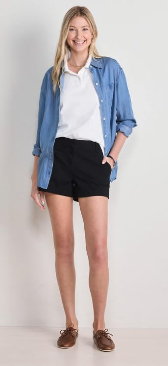 Image of vineyard vines Women's 3 1 /2 Inch Herringbone Every Day Shorts