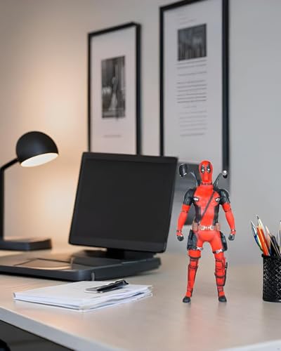 Image of Gifts- Deadpool Action Figure Toys for Study Table, Office Desk Decoration - Gift for Fans and Collectors| Deadpool,Size Approx 30 CM